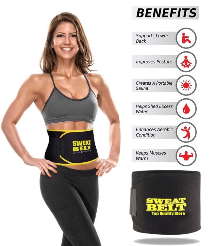 Sweat Slimming Belt for Weight Loss & Tummy Trimmer for Men & Women – Ortho  Belt